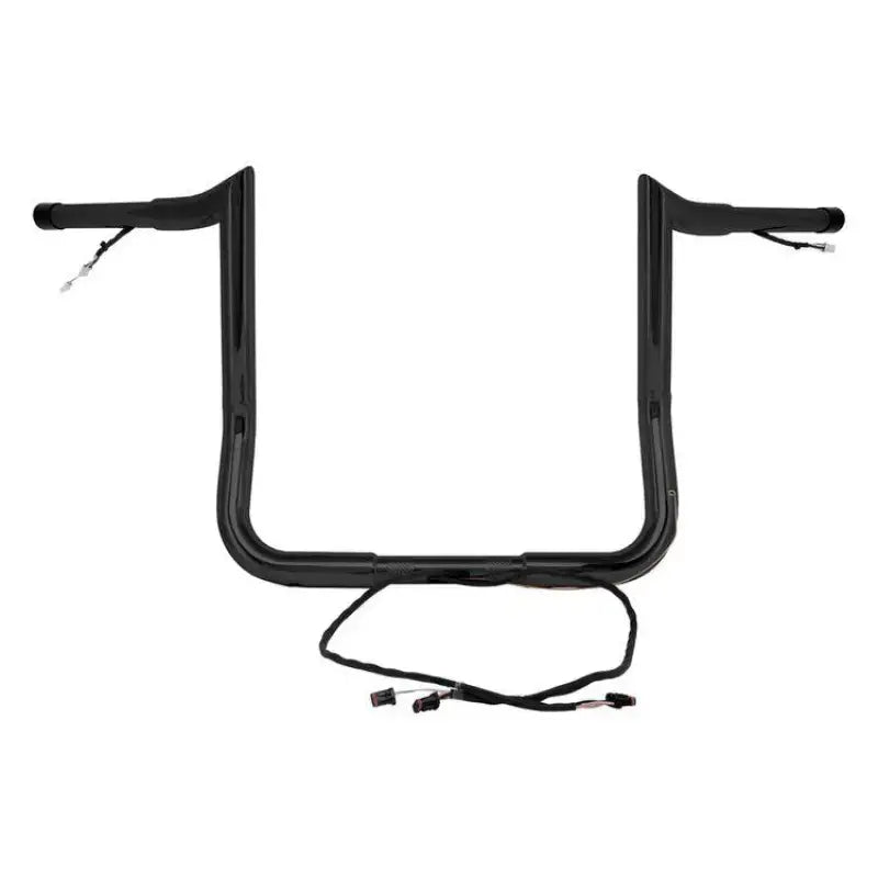 MBBPW-16 B Baggernation 16 Inch Monkey Bagger Bar Prewired Satin Black `14-Up Touring - RV and Auto Parts