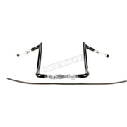 MBBPW-8 B Baggernation 8 Inch Monkey Bagger Bar Prewired Satin Black `14-Up Touring - RV and Auto Parts