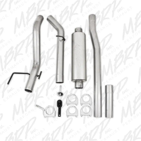 MBRP 03-13 Ram Hemi 2500/3500 5.7L Alum 3in Cat Back Single Side Exit - Truck & Automotive