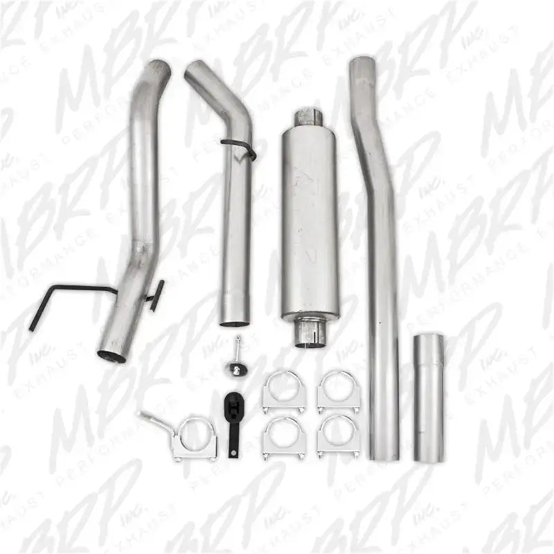 MBRP 03-13 Ram Hemi 2500/3500 5.7L Alum 3in Cat Back Single Side Exit - Truck & Automotive