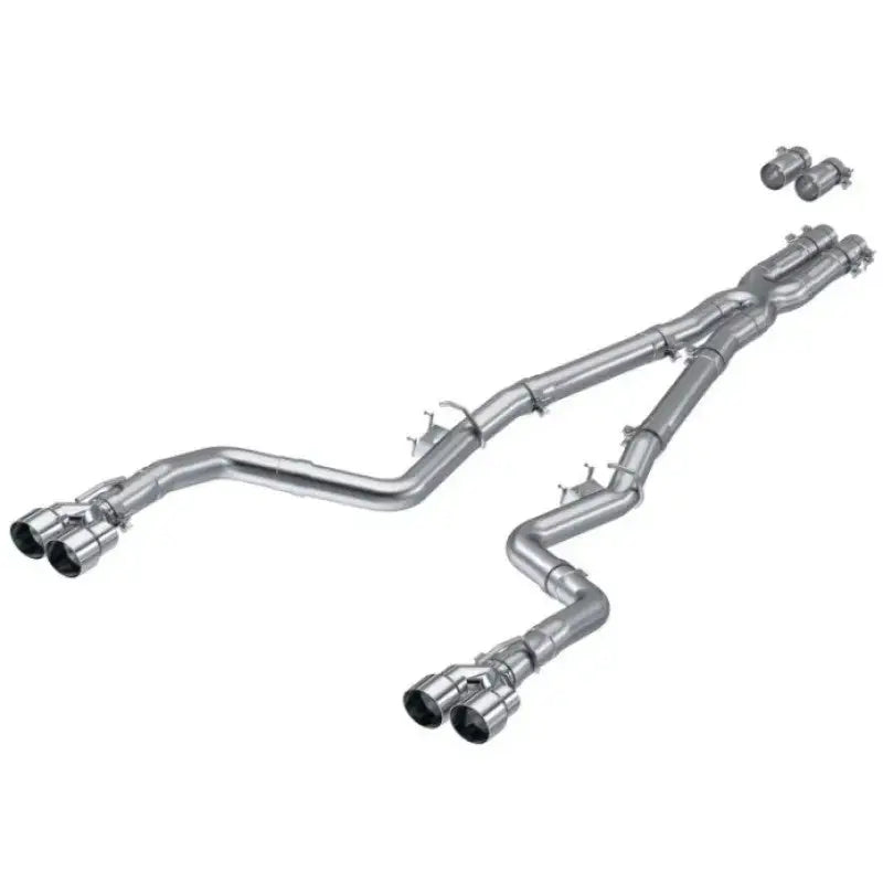 MBRP 15-21 Dodge Challenger 6.2L/6.4L 3in Race Series Cat-Back w/ Quad Tips AS Exhaust System - Truck & Automotive