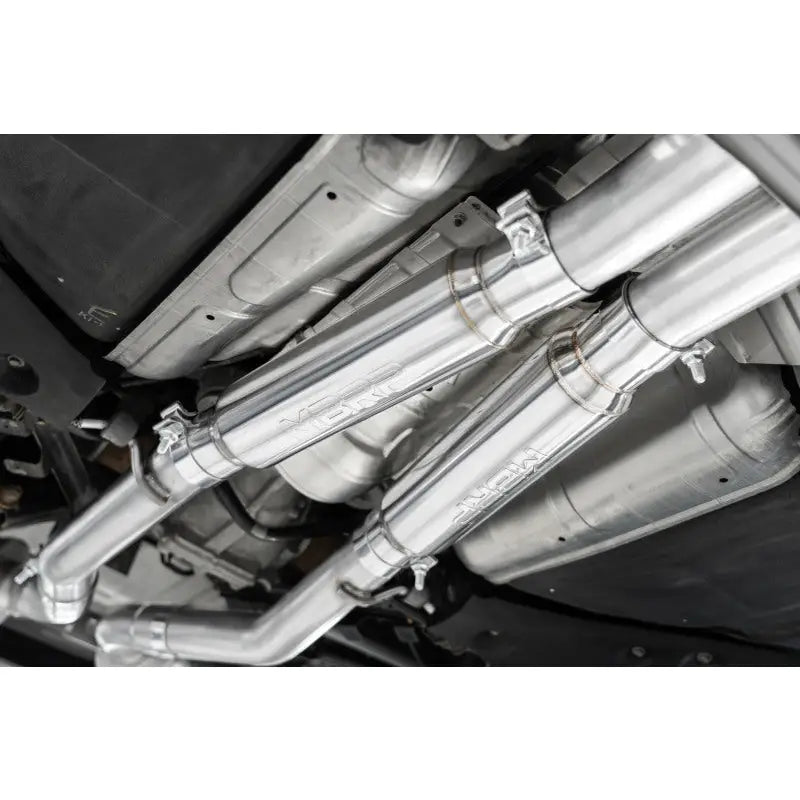 MBRP S4405304 MBRP 16-22 Infiniti Q50 3.0L RWD/AWD 3in Cat-Back Dual Split Rear Street Version T304