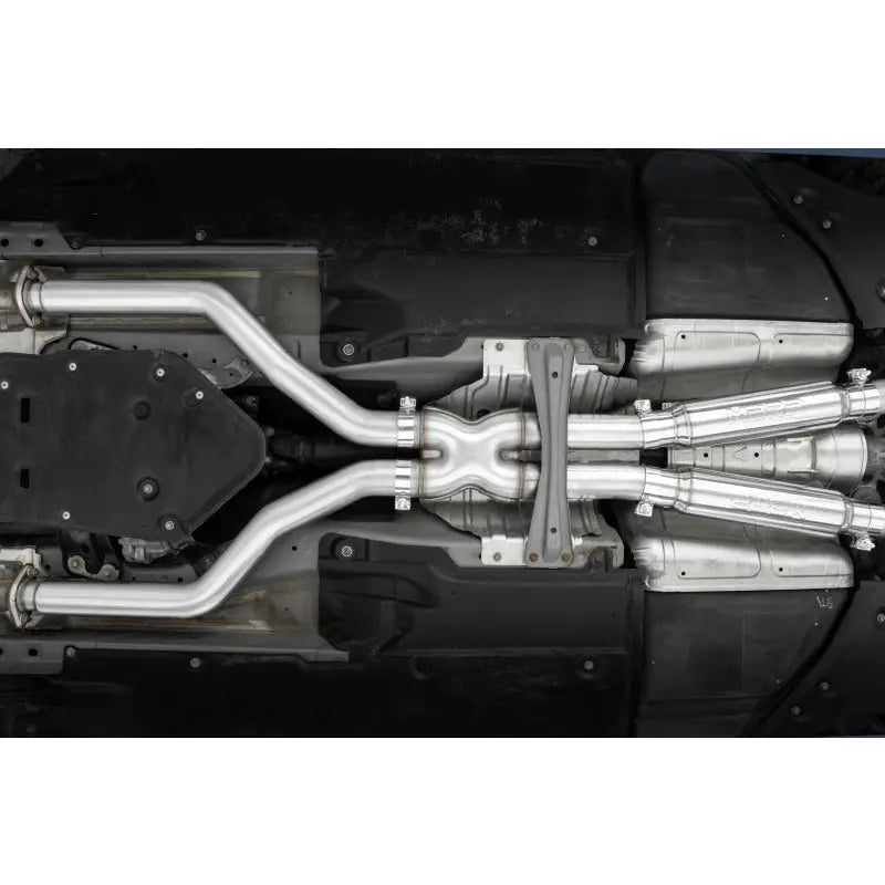 MBRP S4405304 MBRP 16-22 Infiniti Q50 3.0L RWD/AWD 3in Cat-Back Dual Split Rear Street Version T304