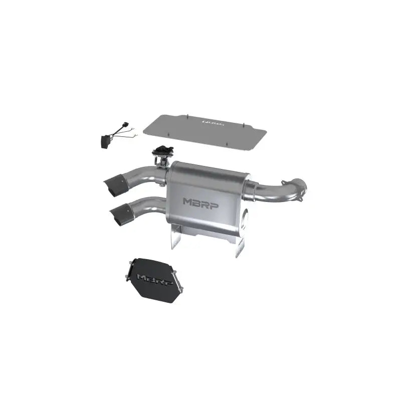 MBRP AT-9208AS MBRP 17-18 Can-Am Maverick X3 Dual Out Active Exhaust