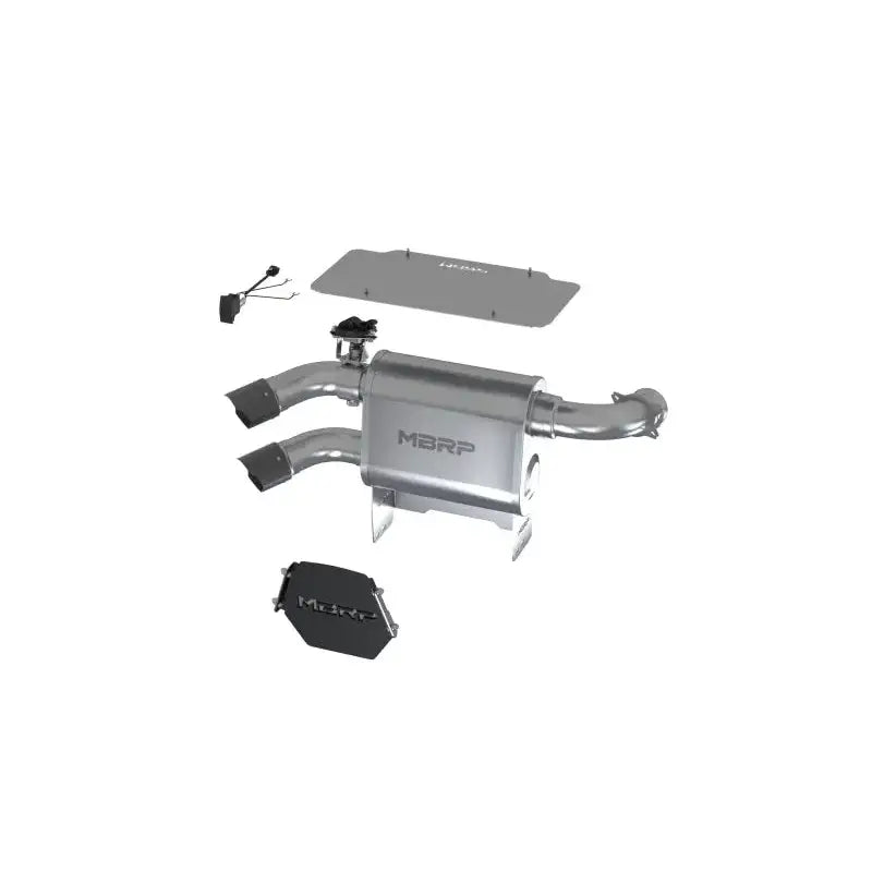 MBRP 17-18 Can-Am Maverick X3 Dual Out Active Exhaust - Truck & Automotive