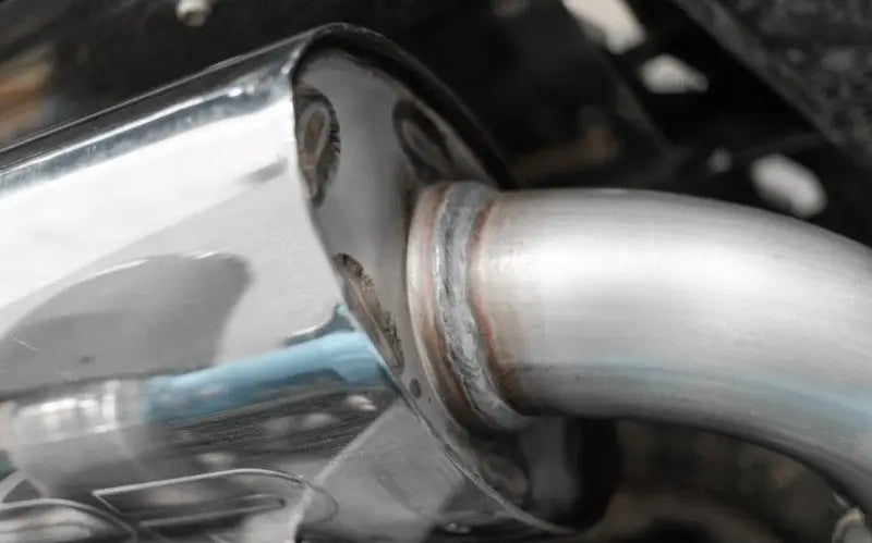 MBRP 17-21 Can-Am Maverick Turbo/Turbo R 2.5in Chamber Oval Turbo Back Exhaust - Carbon Fiber Tip - Truck & Automotive