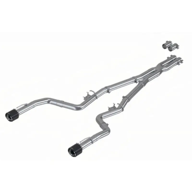 MBRP S71183CF MBRP 17-21 Charger 5.7L/6.2L/6.4L 3in Race Profile Cat-Back w/Dual Carbon Fiber Tips T304 SS Exhaust