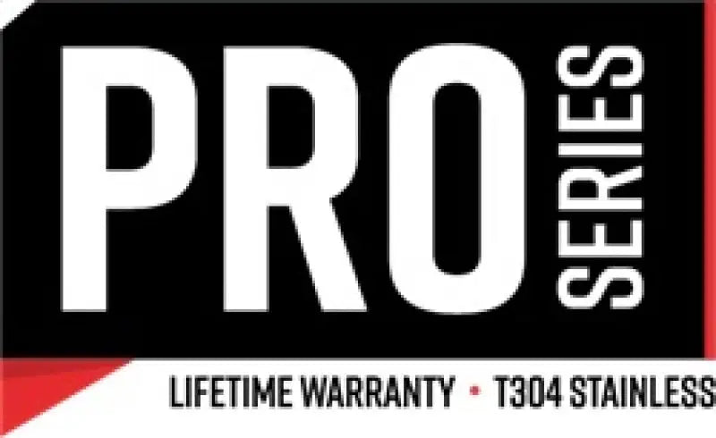 Pro Series logo on MBRP dual wall 3in dual split exhaust for Ford Mustang GT