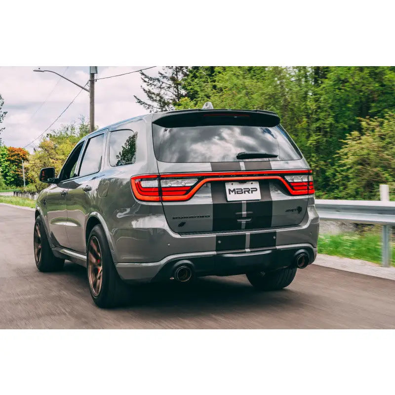 MBRP S5105AL MBRP 18-23 Dodge Durango SRT 6.4L Armor Lite AL Steel 3in Cat Back Exhaust Dual Rear Exit w/ SS Tips