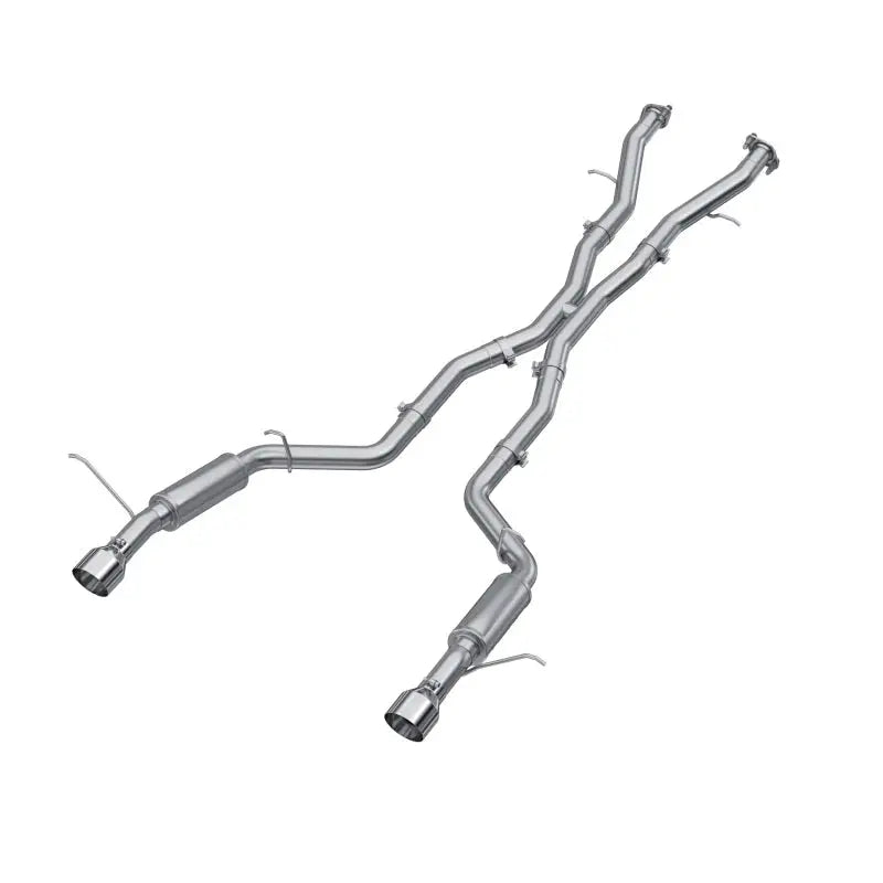 MBRP S5105AL MBRP 18-23 Dodge Durango SRT 6.4L Armor Lite AL Steel 3in Cat Back Exhaust Dual Rear Exit w/ SS Tips