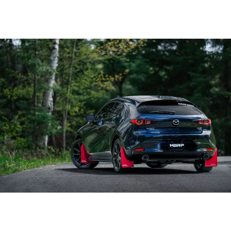MBRP S44503CF MBRP 19-23 Mazda 3 Hatchback T304SS 2.5in Axle-Back, Dual Rear Exit w/Carbon Fiber Tips