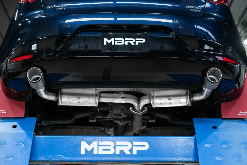 MBRP 19-23 Mazda 3 Hatchback T304SS 2.5in Axle-Back Dual Rear Exit Street Profile - Truck & Automotive