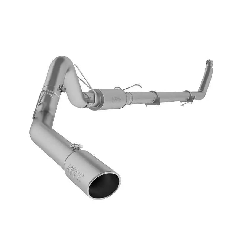 MBRP 1994-2002 Dodge 2500/3500 Cummins Turbo Back Single Side Exhaust System, T409 Stainless Steel, with 4" Turbo Down Pipe and 5" Tip.