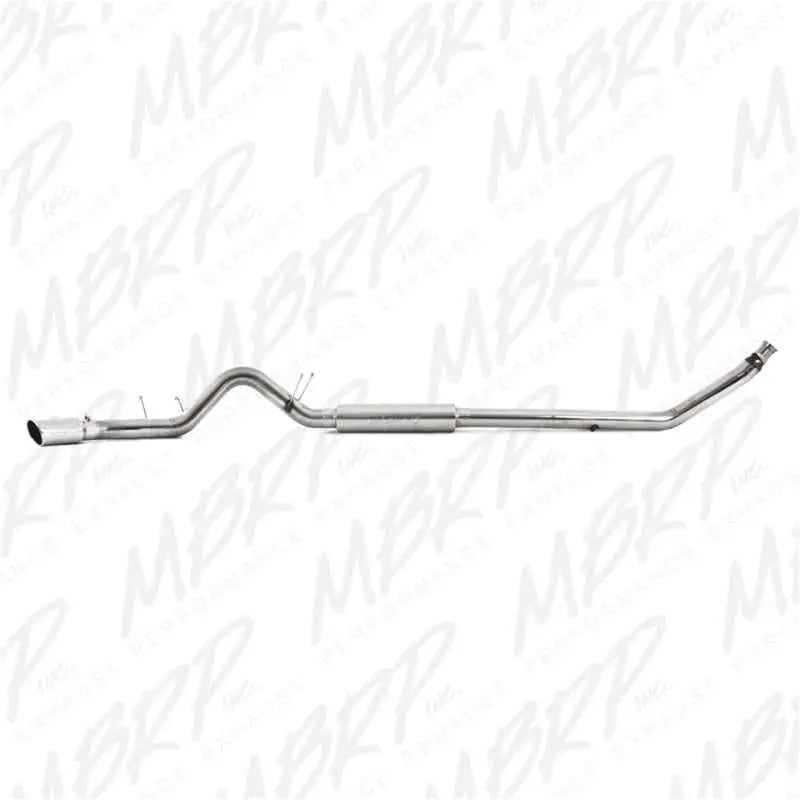 MBRP XP Series Turbo Back Exhaust System for 1994-2002 Dodge 2500/3500 Cummins, T409 Stainless Steel, Single Side Exit with 5" OD Tip.