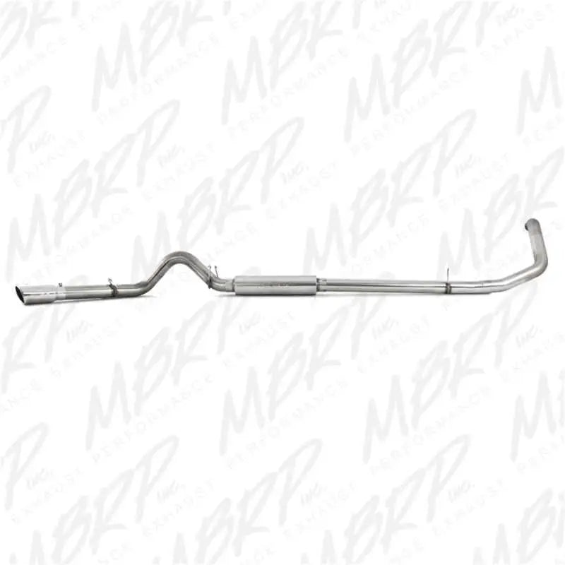 MBRP 1999-2003 Ford Excursion 7.3L Turbo Back Single Side Exhaust System, XP Series, Stainless Steel