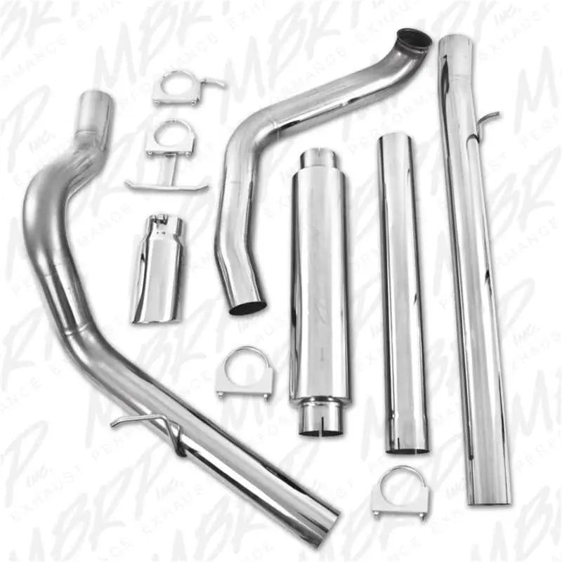 MBRP 1999-2003 Ford F-250/350 7.3L Turbo Back Single Side Exhaust Kit, XP Series, T409 Stainless Steel, 4" Turbo Downpipe, 5" OD Tip, High Flow Performance System