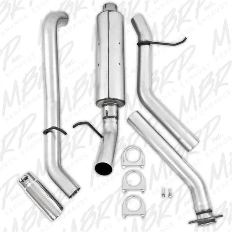 MBRP 2003-2007 Chev/GMC 1500 Classic 4.8/5.3L EC/CC-SB Cat Back Single Side - RV and Auto Parts