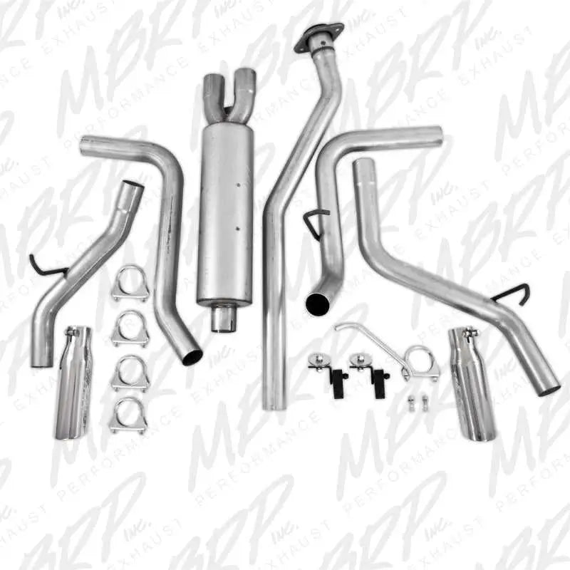 MBRP 2003-2007 Chev/GMC 1500 Classic 4.8/5.3L EC/CC-SB Cat Back Dual Split Side - RV and Auto Parts