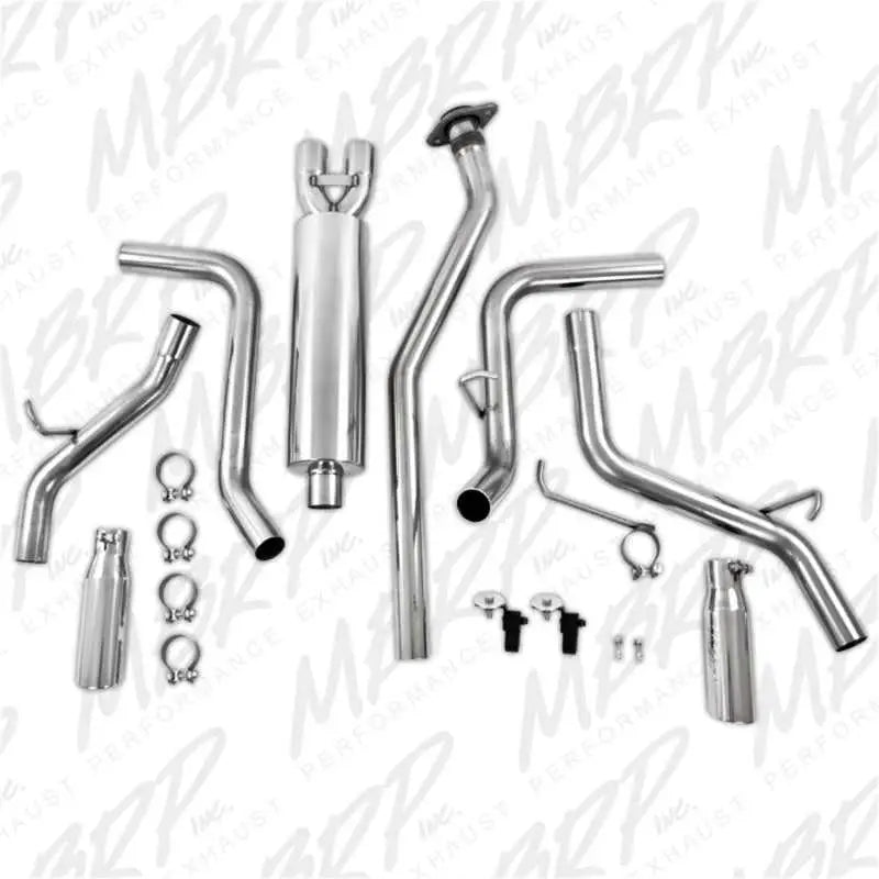 MBRP 2003-2007 Chev/GMC 1500 Classic 4.8/5.3L EC/CC-SB Cat Back Dual Split Side - RV and Auto Parts
