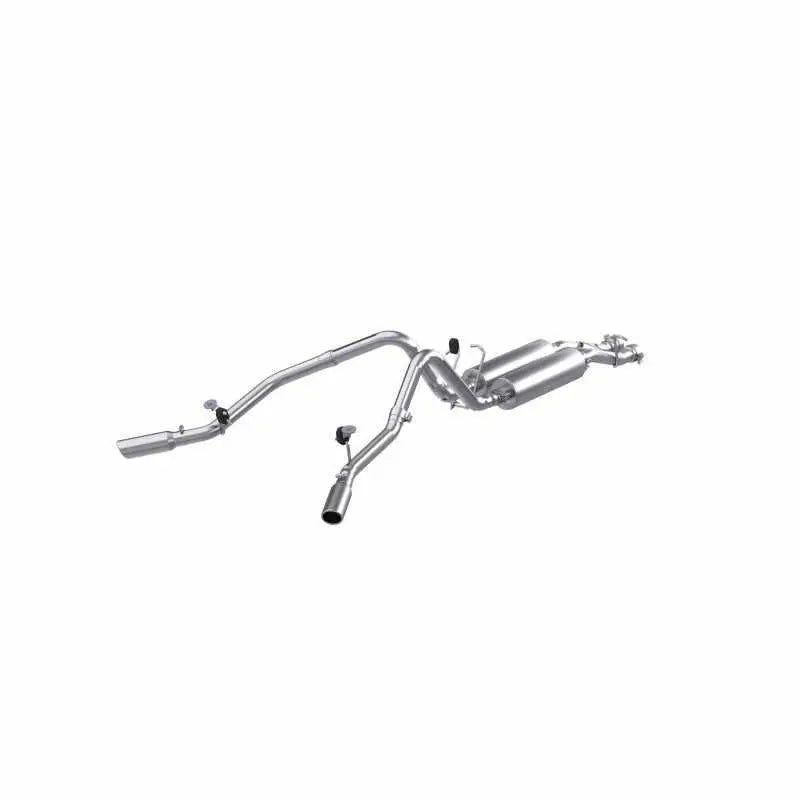 MBRP 2003-2007 Chev/GMC 2500 HD 6.0L CC-SB Cat Back Dual Split Side - RV and Auto Parts