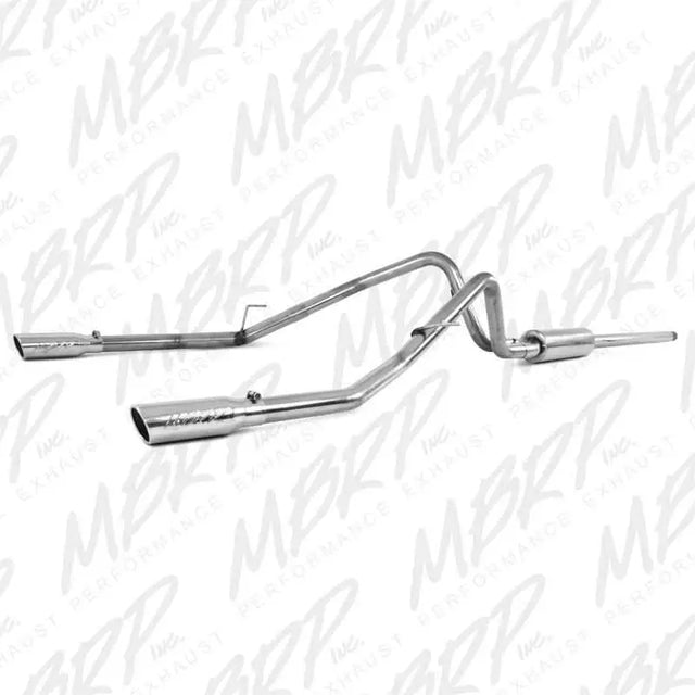 MBRP MBRP 2004-2008 Ford F150 4.6/5.4L EC/CC-SB Cat Back Dual Split Rear