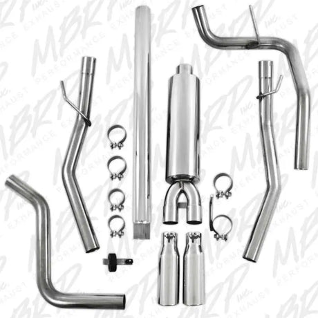 MBRP 2004-2008 Ford F150 4.6/5.4L EC/CC-SB Cat Back Dual Split Rear - RV and Auto Parts