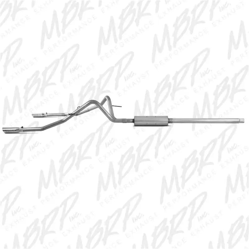 MBRP 2004-2008 Ford F150 4.6/5.4L EC/CC-SB Cat Back Dual Split Rear - RV and Auto Parts