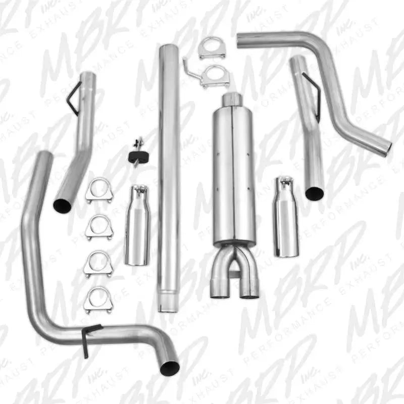 MBRP 2004-2008 Ford F150 4.6/5.4L EC/CC-SB Cat Back Dual Split Side - RV and Auto Parts