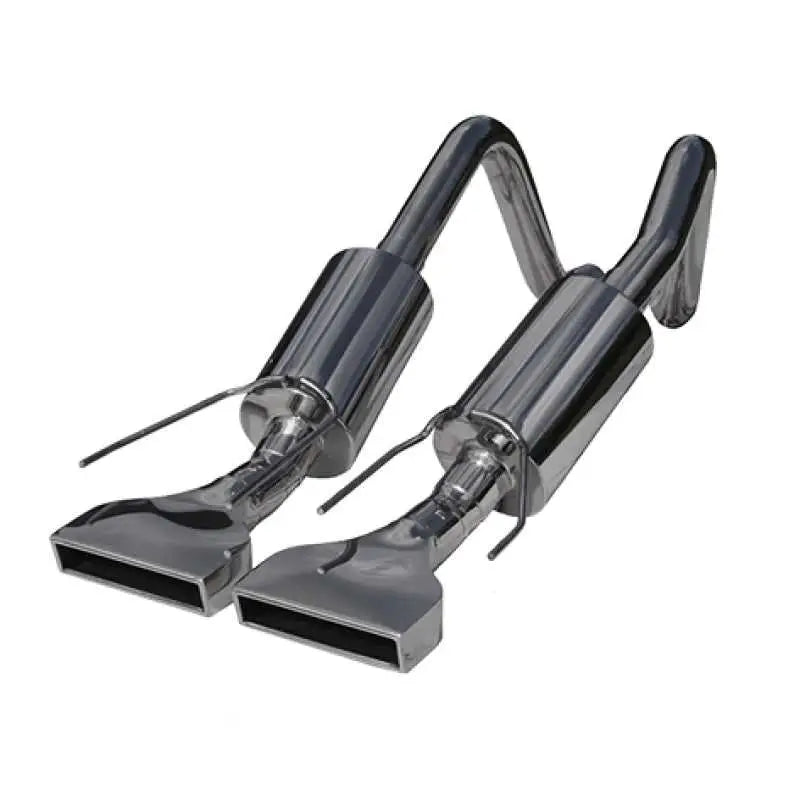 MBRP 2005-2008 Chev Corvette Dual Muffler Axle Back Rectangular Tips - RV and Auto Parts