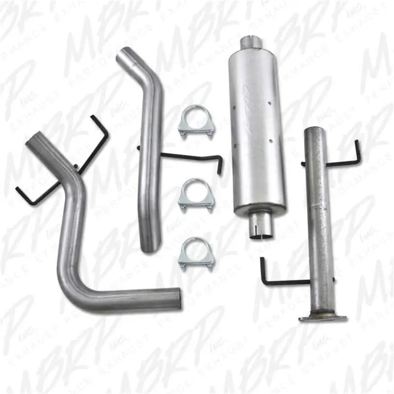 MBRP 2007-2009 Toyota FJ 4.0L V6 Cat Back Single Rear Exit Off-Road Tail No tip - RV and Auto Parts