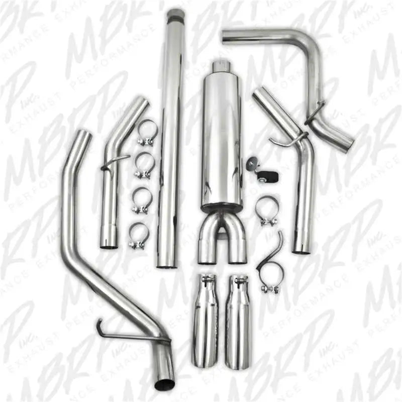 MBRP 2009 Chev/GMC 1500 4.8/5.3L EC/CC (excluding 8 bed) Cat Back Dual Split Side - RV and Auto Parts