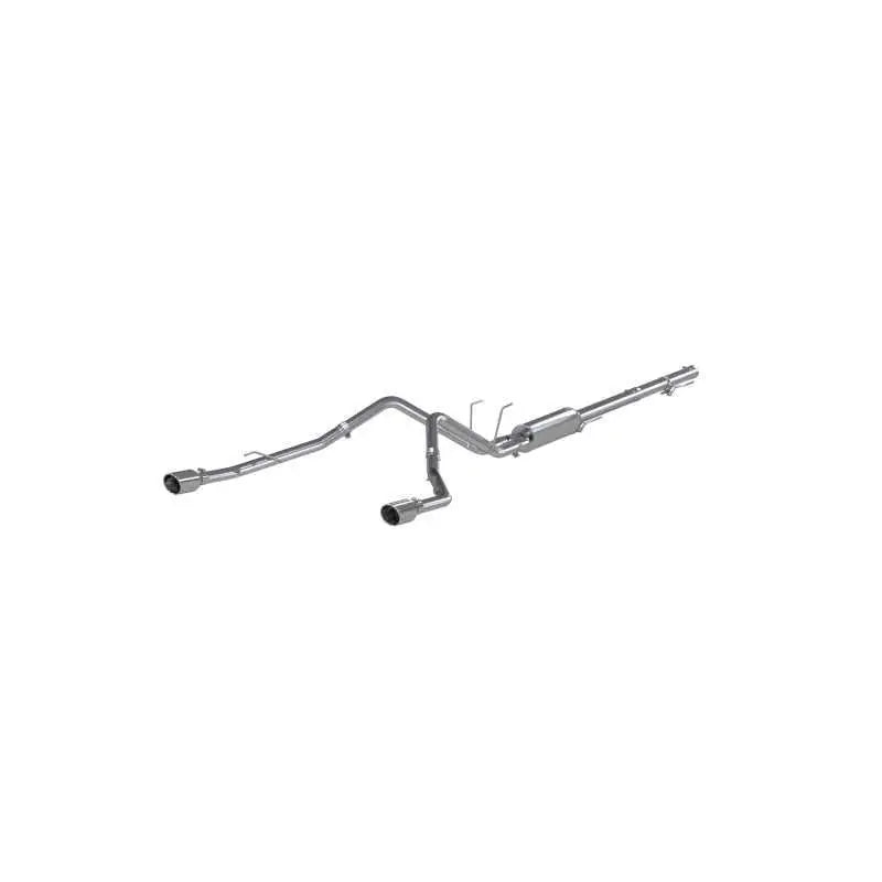 MBRP 2009 Dodge Ram 1500 5.7L Cat Back Dual Split Rear Exhaust System with Aluminized 4" Tips, High Flow Performance.
