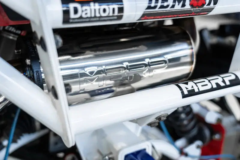 MBRP 2011 + Polaris Sportsman Touring 850 T304 Stainless Single Slip-On Performance Series - Truck & Automotive