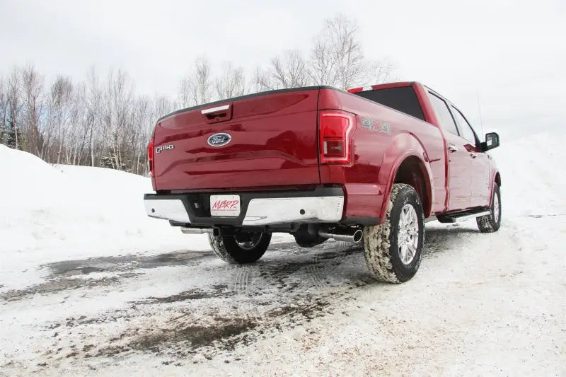 MBRP 2015 Ford F-150 5.0L 3in Cat Back Dual Split Side Exit AL Exhaust System - Truck & Automotive