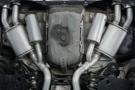 MBRP 2018 + Kia Stinger 3.3L RWD/AWD 2.5in Cat Back Dual Rear Exit w/o Tips - Truck & Automotive