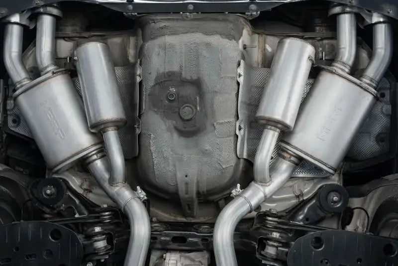 MBRP 2018 + Kia Stinger 3.3L RWD/AWD 2.5in Cat Back Dual Rear Exit w/o Tips - Truck & Automotive