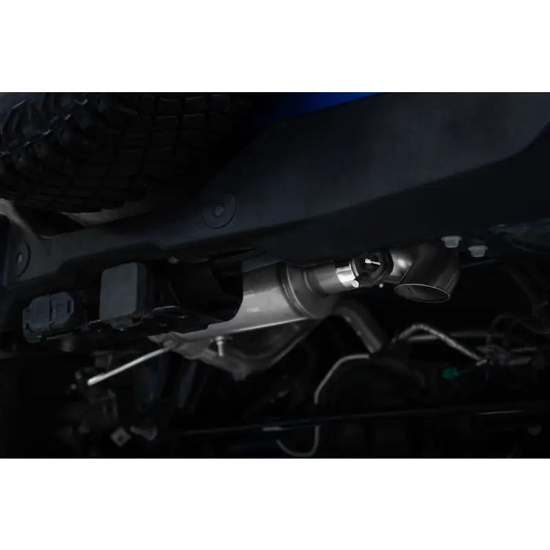 MBRP S5245304 MBRP 2021-2023 Ford Bronco 2.3L/2.7L Stainless Steel 3in Cat-Back, Single High Clearance Rear Exit