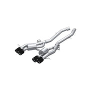 MBRP S45033CF MBRP 2021+ BMW M3/M4 3in Axle Back Dual Rear Exit w/ T304 SS Carbon Fiber Tips