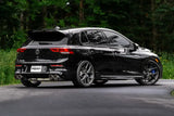 MBRP 2022 Volkswagon Golf R MK8 T304 Stainless Steel 3in Cat-Back Quad Rear Exit- Carbon Fiber Tips - Truck & Automotive