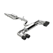 MBRP S46133CF MBRP 2022 Volkswagon Golf R MK8 T304 Stainless Steel 3in Cat-Back, Quad Rear Exit- Carbon Fiber Tips