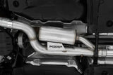 MBRP 2022 Volkswagon Golf R MK8 T304 Stainless Steel 3in Cat-Back Quad Rear Exit- Carbon Fiber Tips - Truck & Automotive