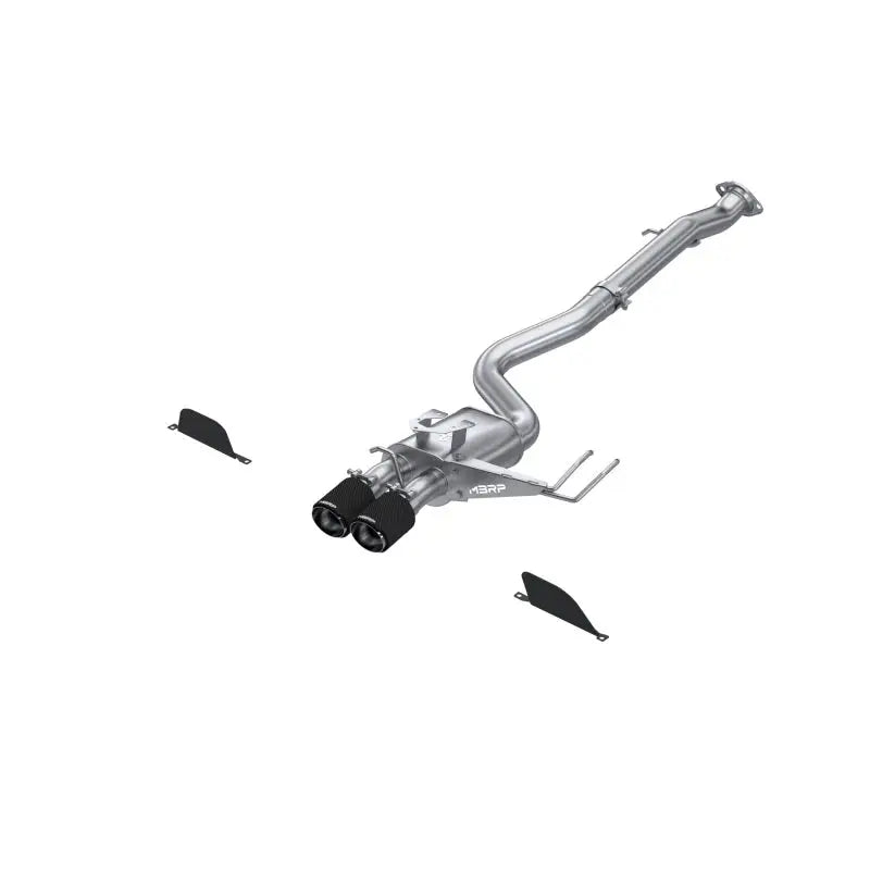 MBRP S43033CF MBRP 2023 Toyota Corolla GR 1.6L T304 SS 3in Cat-Back Dual Center Rear w/ Carbon Fiber Tips