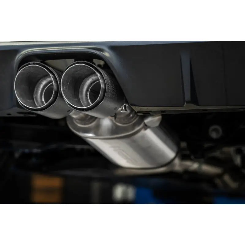 MBRP S43033CF MBRP 2023 Toyota Corolla GR 1.6L T304 SS 3in Cat-Back Dual Center Rear w/ Carbon Fiber Tips
