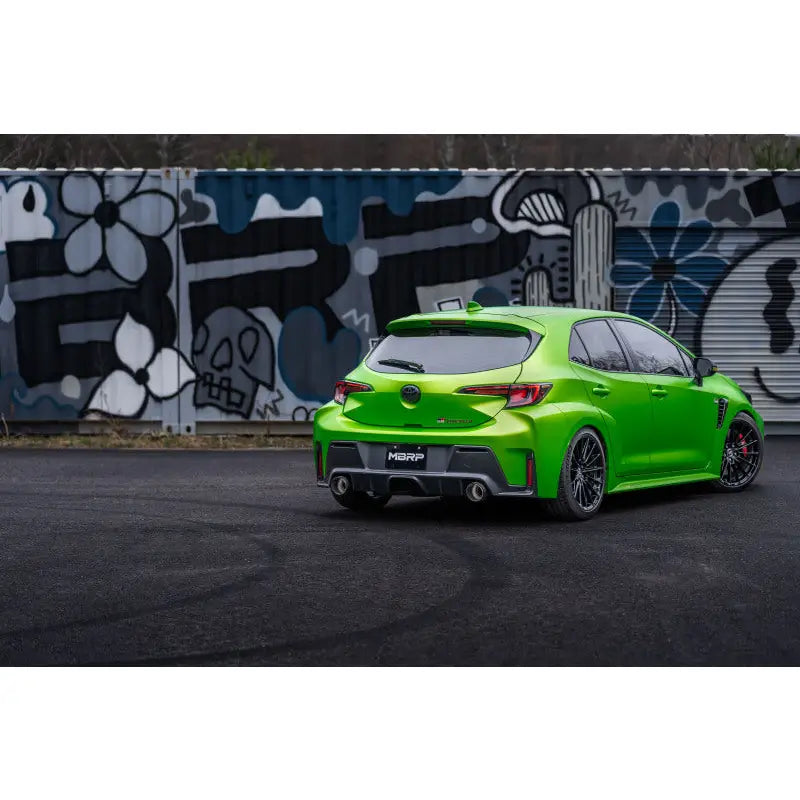 MBRP S43023CF MBRP 2023 Toyota Corolla GR 1.6L T304 SS 3in Cat-Back Dual Split Rear w/ Carbon Fiber Tips