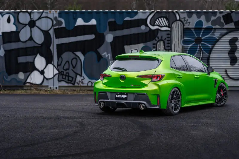 MBRP 2023 Toyota Corolla GR 1.6L T304 Stainless Steel 3in Cat-Back Dual Split Rear w/ Burnt End Tips - Truck &