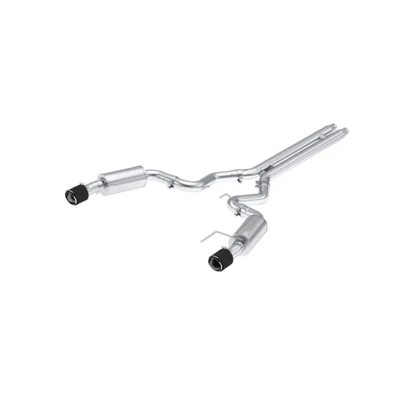 MBRP S72513CF MBRP 2024 Ford Mustang GT S650, 5.0L 3inCat-Back Dual Split Rear with Carbon Fiber Tips (Street)