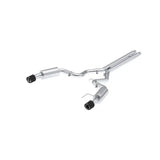 MBRP 2024 Ford Mustang GT S650 5.0L 3inCat-Back Dual Split Rear with Carbon Fiber Tips (Street) - Truck & Automotive