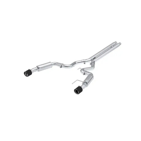 MBRP 2024 Ford Mustang GT S650 5.0L Cat-Back Dual Split Rear with Carbon Fiber Tips Race Version - Truck & Automotive