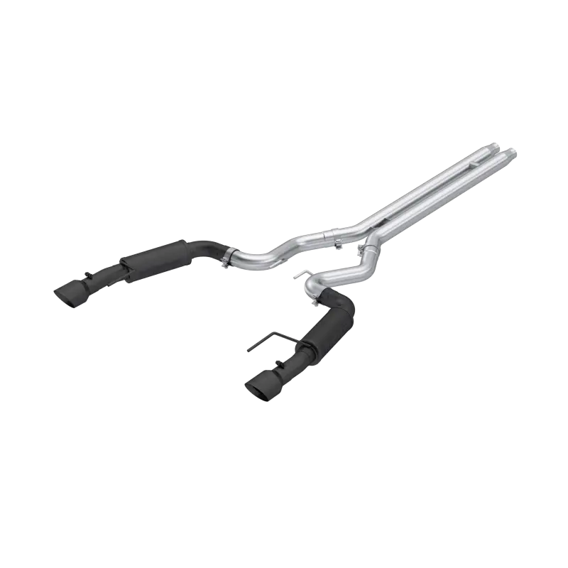 MBRP 2024Ford Mustang GT S650 5.0 3in Cat-Back Dual Split Black-Coated Aluminized Steel - Truck & Automotive