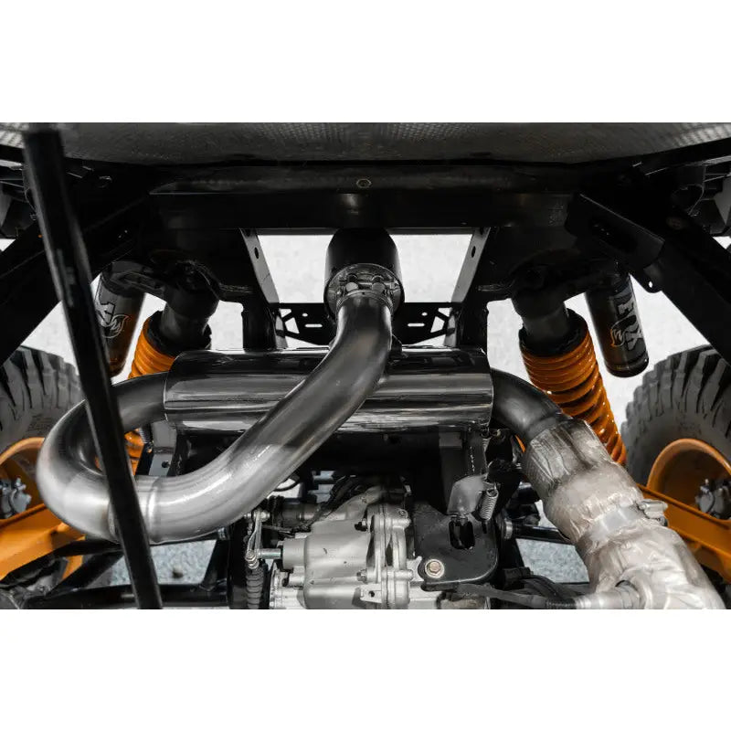 MBRP AT-9215PT MBRP 21-22 Can-Am Commander 1000R Slip On Exhaust Center Exit - Performance Series